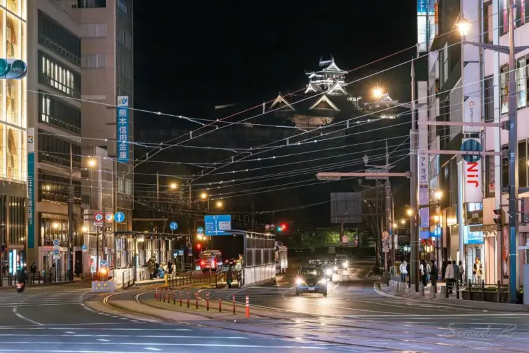 日本熊本市夜攝